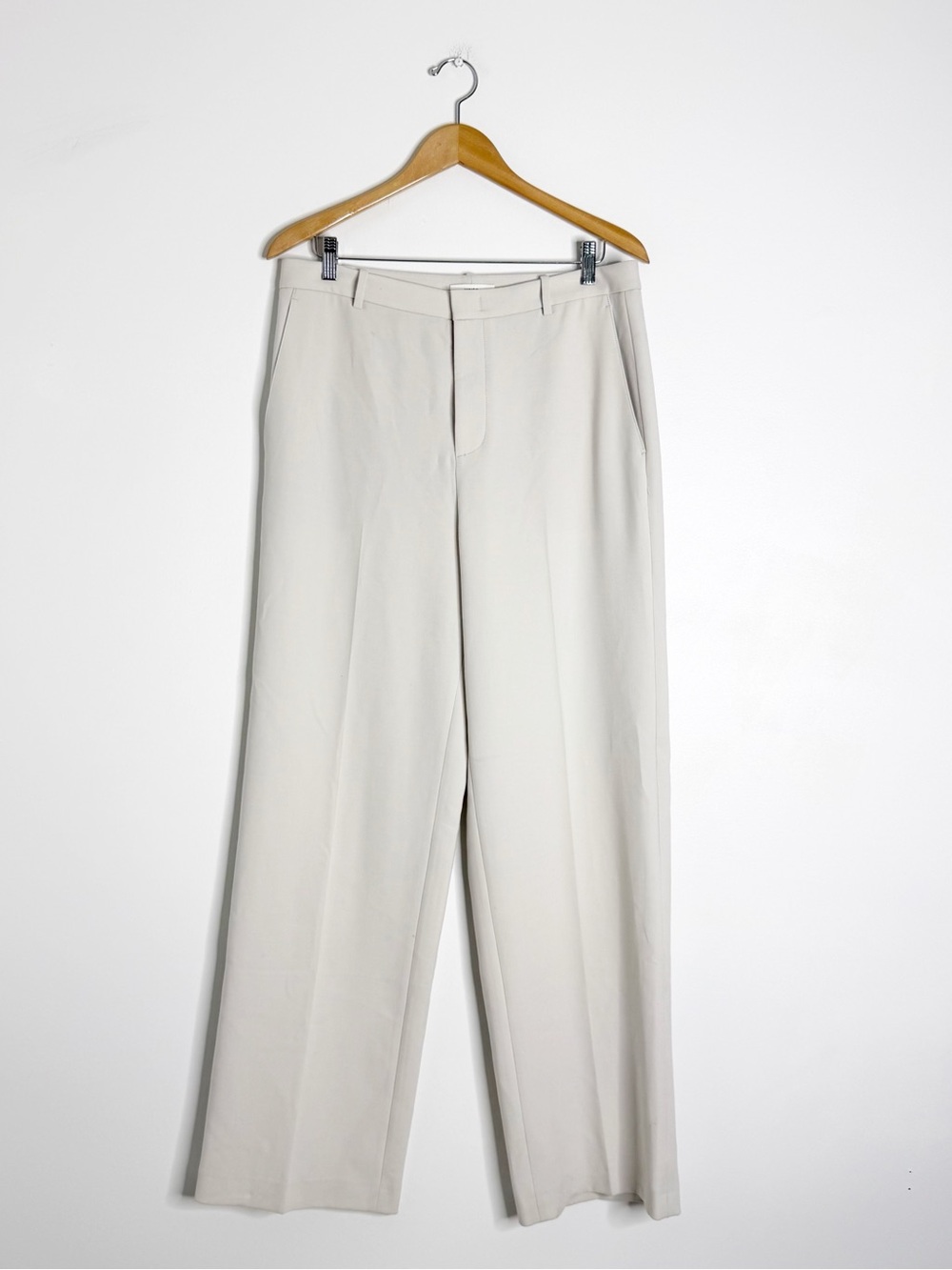 Vince Women’s Size 12 NWT Wide Leg Trouser Pants Light Khaki